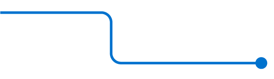 Blue connector line